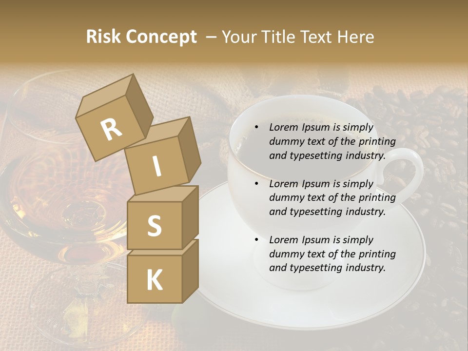 Koffie Cognac PowerPoint Template