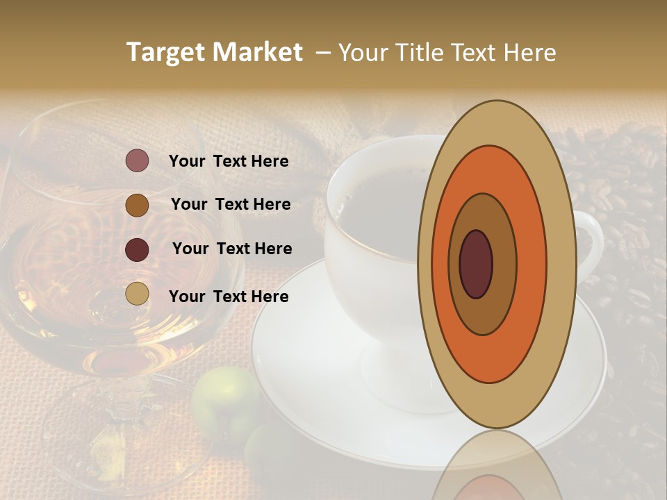 Koffie Cognac PowerPoint Template