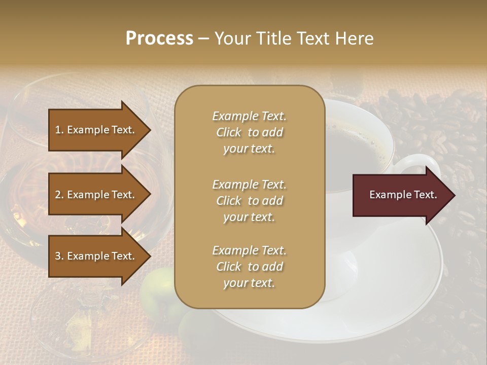 Koffie Cognac PowerPoint Template