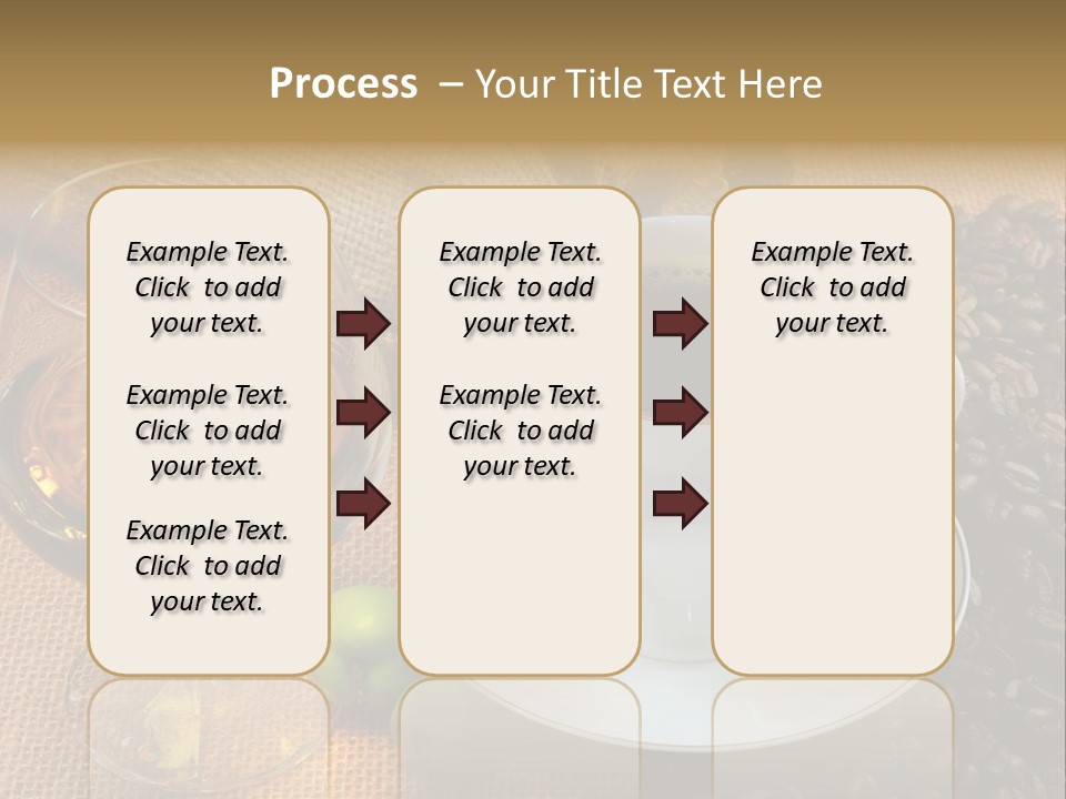 Koffie Cognac PowerPoint Template