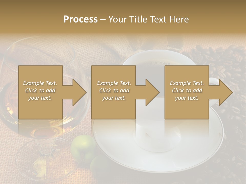Koffie Cognac PowerPoint Template