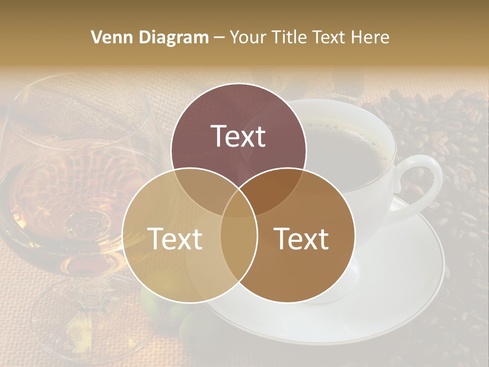 Koffie Cognac PowerPoint Template