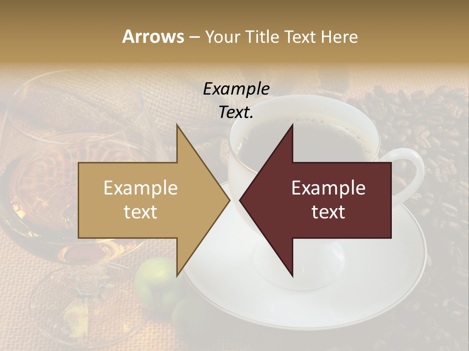Koffie Cognac PowerPoint Template