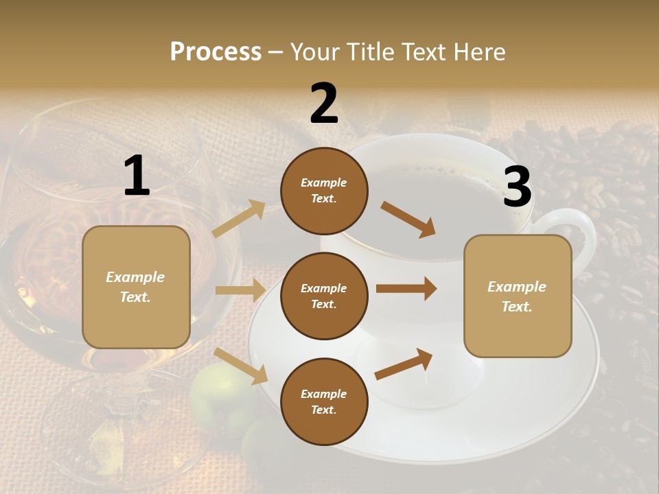 Koffie Cognac PowerPoint Template