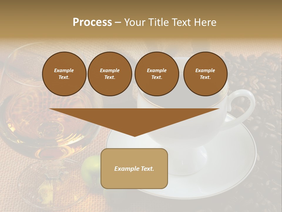 Koffie Cognac PowerPoint Template