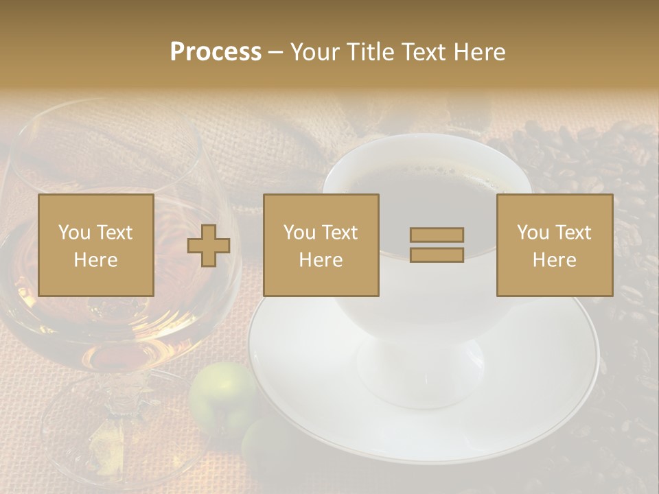 Koffie Cognac PowerPoint Template
