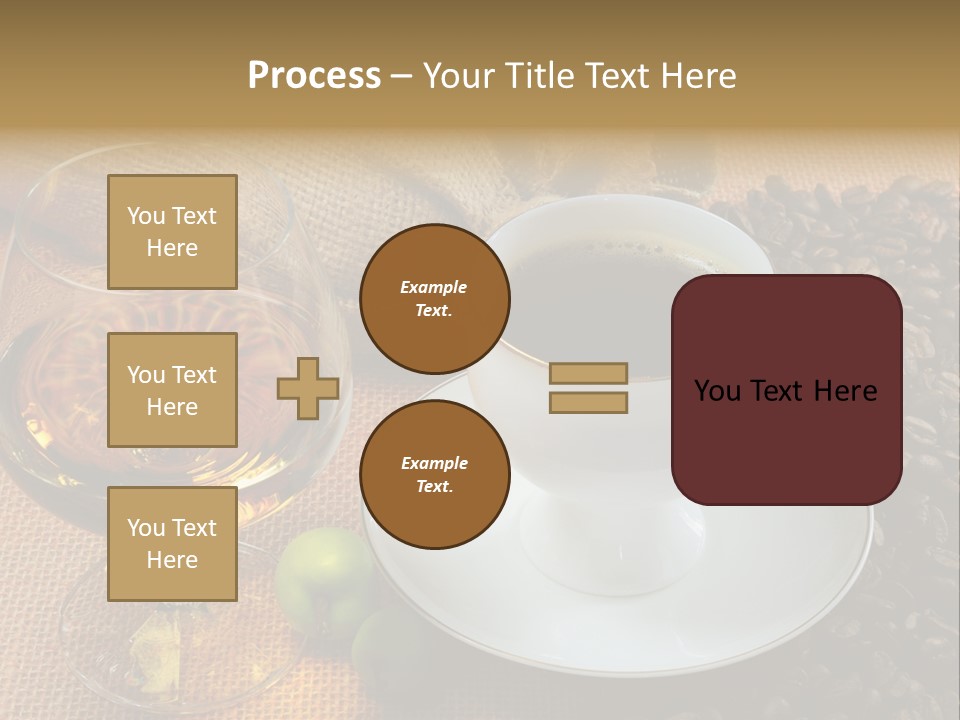 Koffie Cognac PowerPoint Template