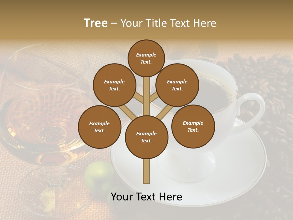 Koffie Cognac PowerPoint Template