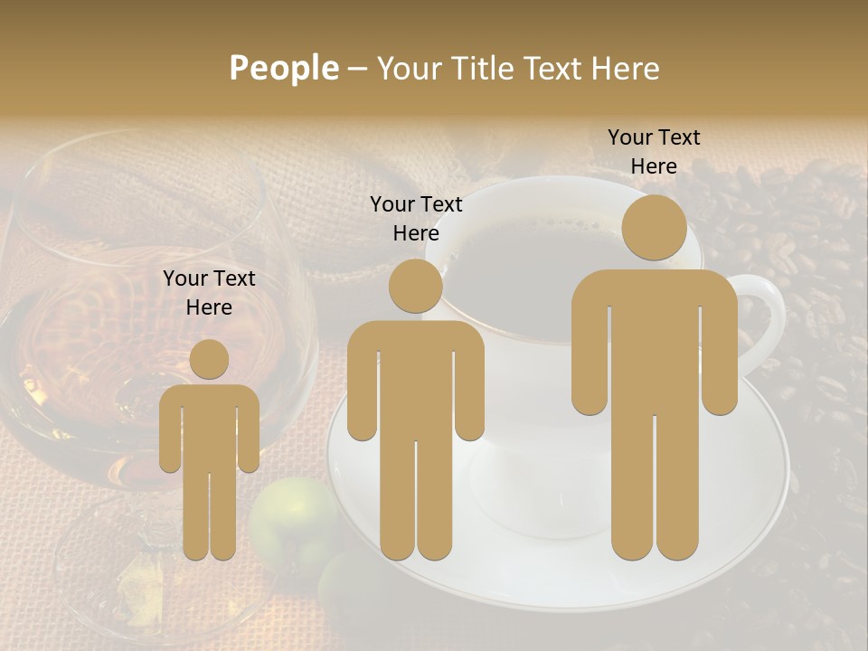 Koffie Cognac PowerPoint Template