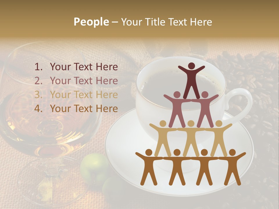 Koffie Cognac PowerPoint Template