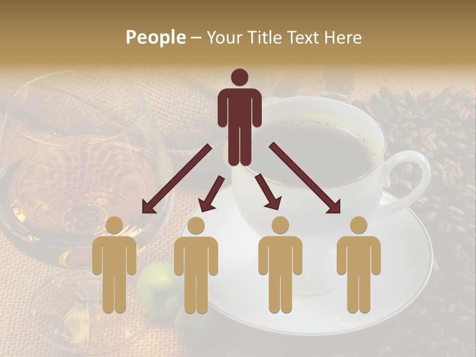 Koffie Cognac PowerPoint Template