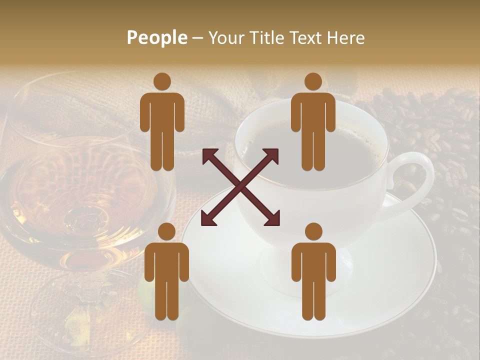 Koffie Cognac PowerPoint Template