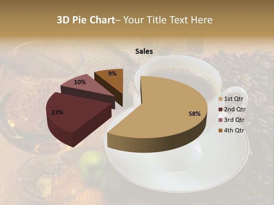 Koffie Cognac PowerPoint Template