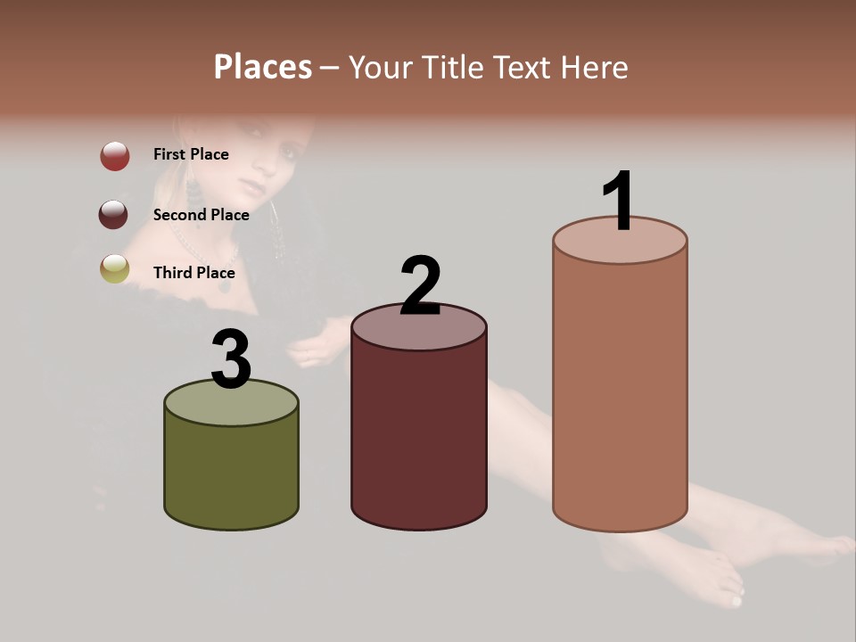 Clothing Irresistable Shoulder PowerPoint Template