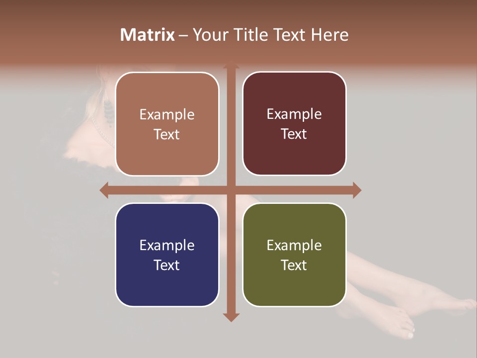 Clothing Irresistable Shoulder PowerPoint Template