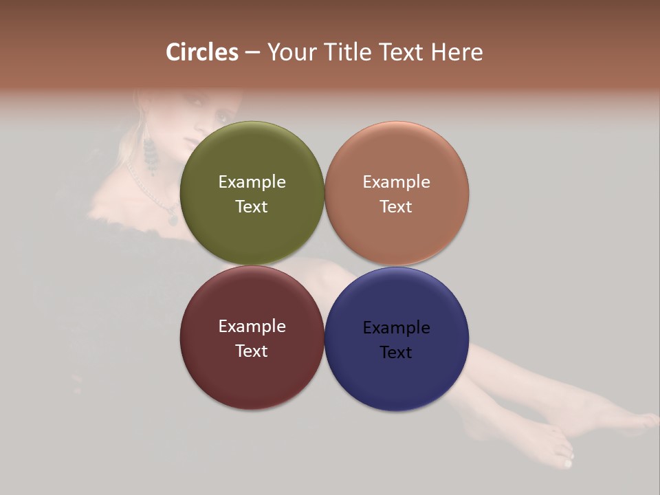 Clothing Irresistable Shoulder PowerPoint Template