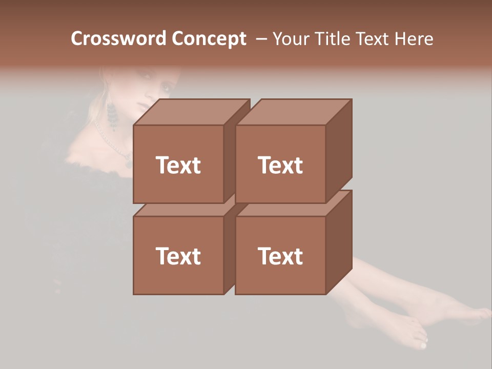 Clothing Irresistable Shoulder PowerPoint Template