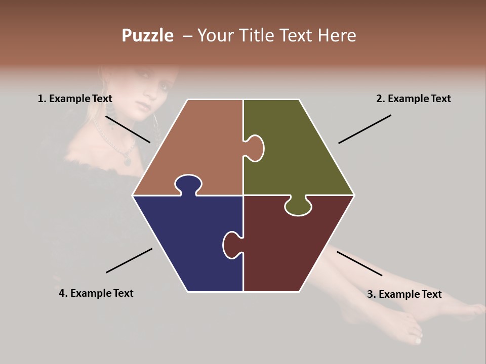 Clothing Irresistable Shoulder PowerPoint Template