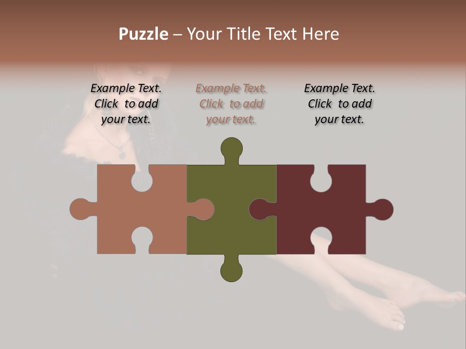 Clothing Irresistable Shoulder PowerPoint Template