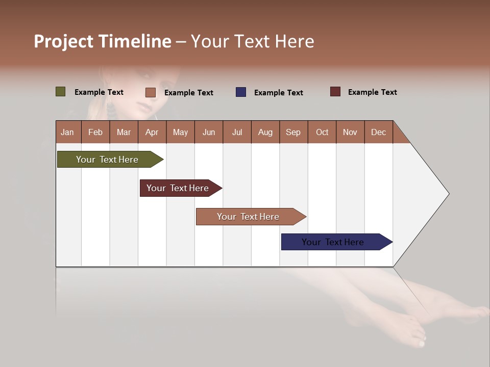 Clothing Irresistable Shoulder PowerPoint Template