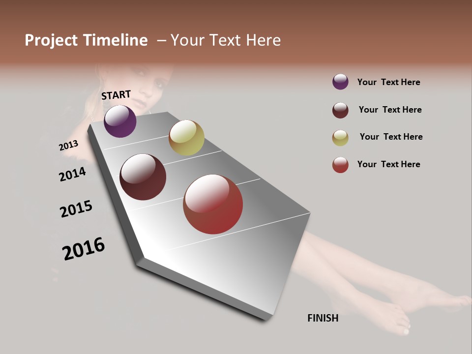 Clothing Irresistable Shoulder PowerPoint Template