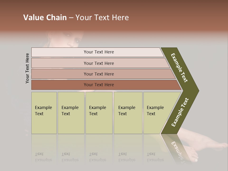 Clothing Irresistable Shoulder PowerPoint Template