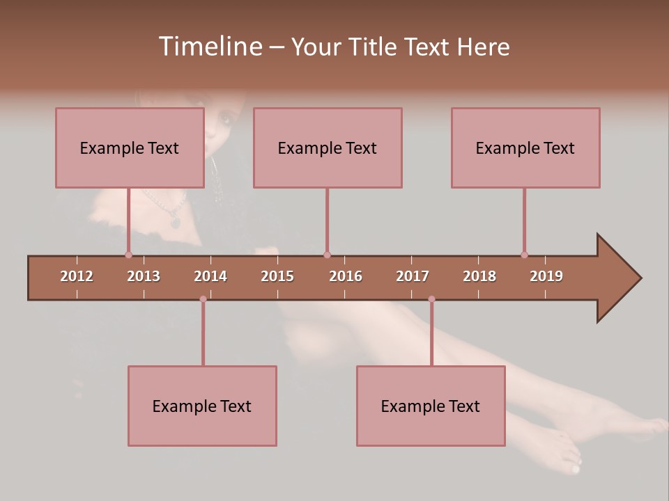 Clothing Irresistable Shoulder PowerPoint Template