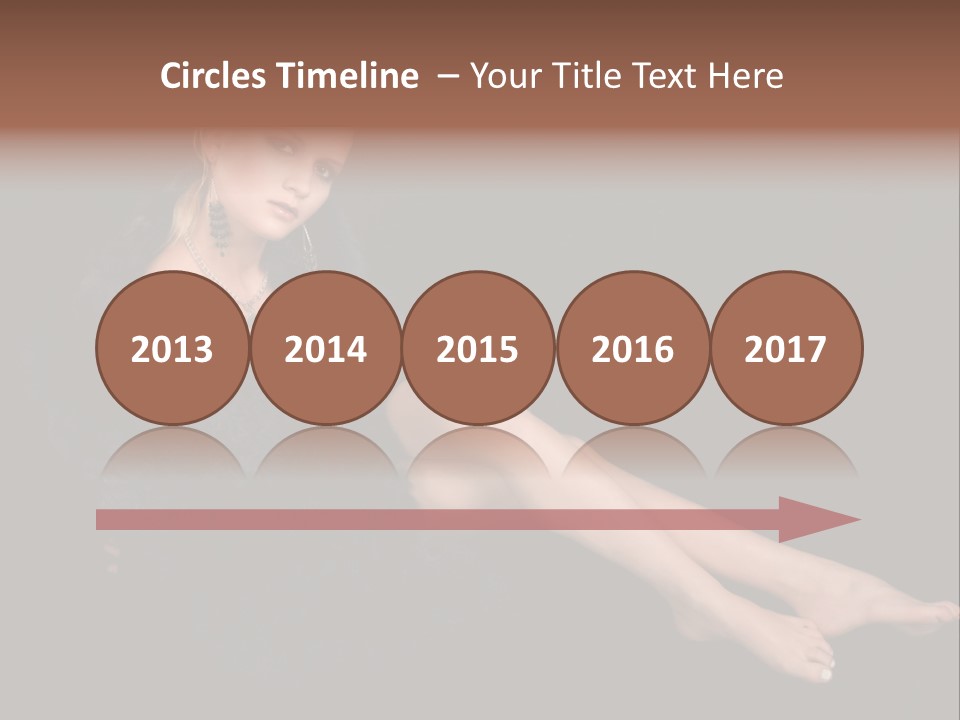 Clothing Irresistable Shoulder PowerPoint Template