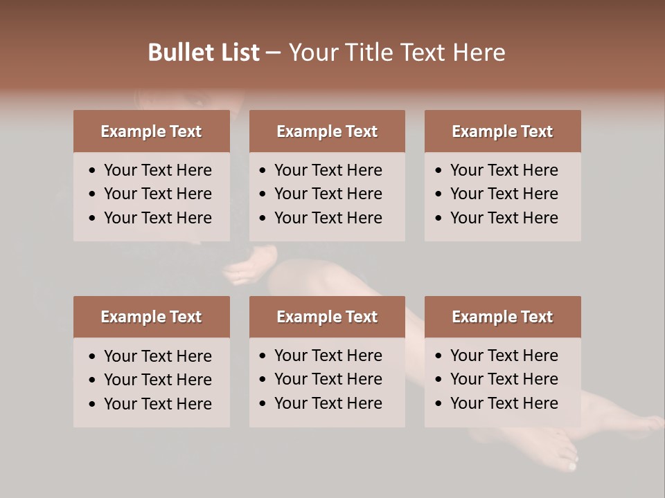 Clothing Irresistable Shoulder PowerPoint Template