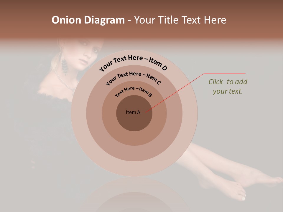 Clothing Irresistable Shoulder PowerPoint Template