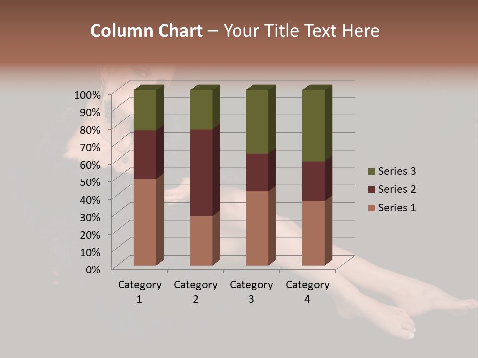 Clothing Irresistable Shoulder PowerPoint Template