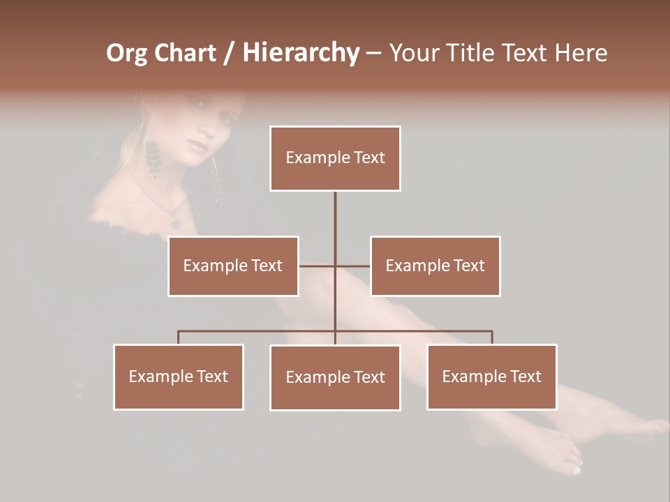 Clothing Irresistable Shoulder PowerPoint Template