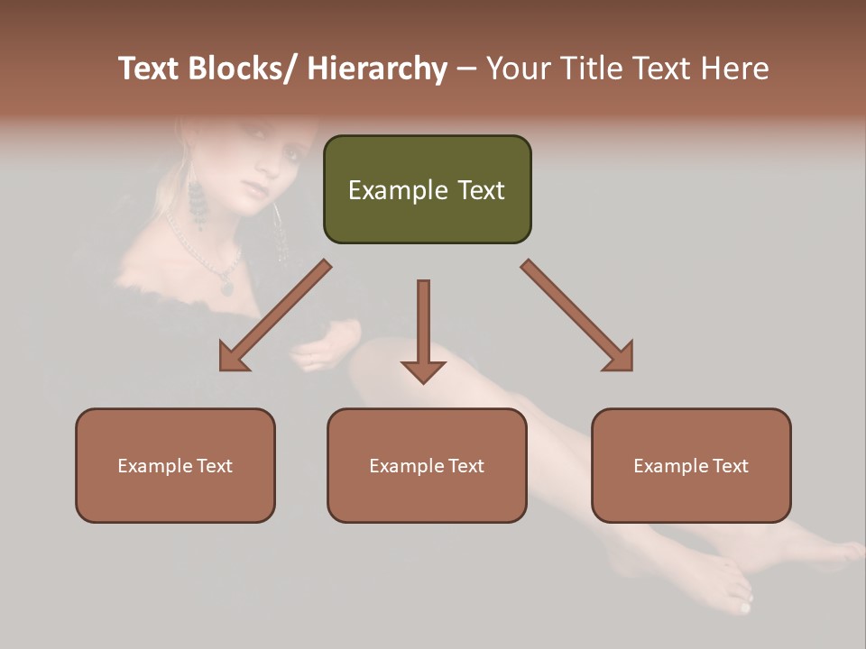 Clothing Irresistable Shoulder PowerPoint Template