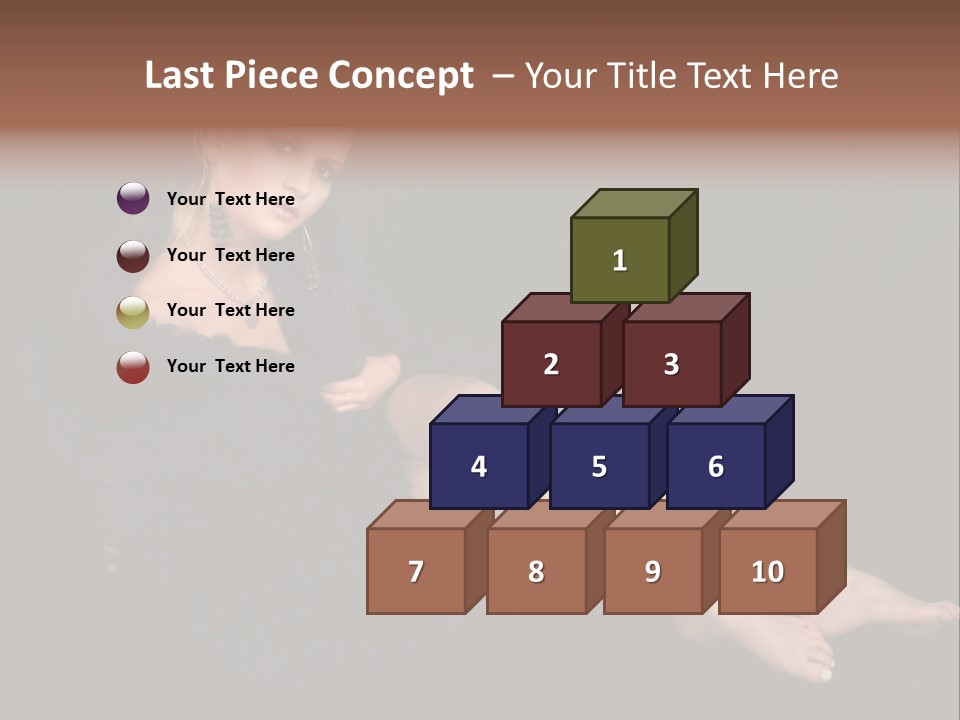 Clothing Irresistable Shoulder PowerPoint Template