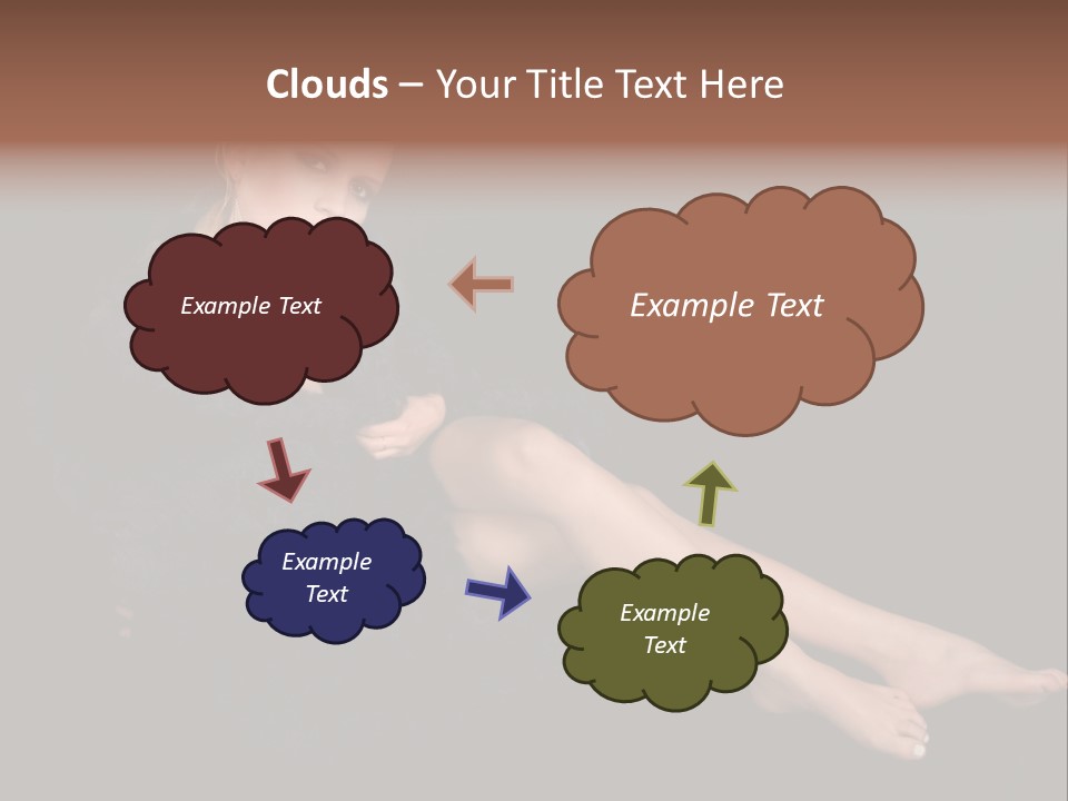 Clothing Irresistable Shoulder PowerPoint Template