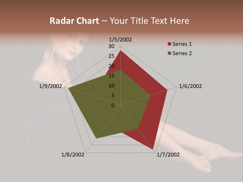 Clothing Irresistable Shoulder PowerPoint Template