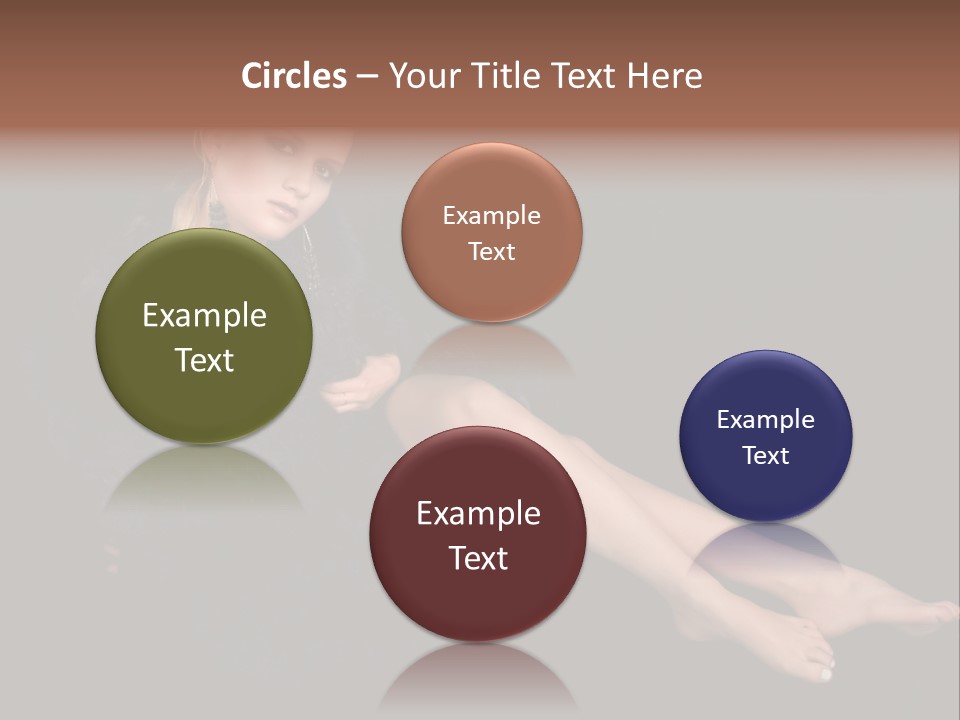 Clothing Irresistable Shoulder PowerPoint Template