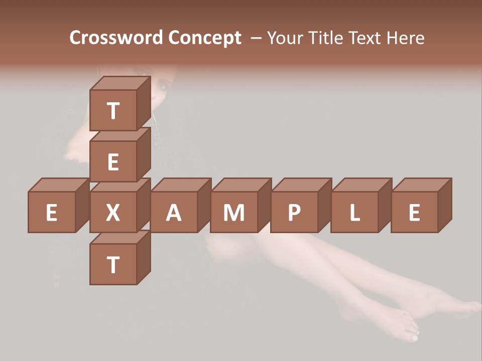 Clothing Irresistable Shoulder PowerPoint Template