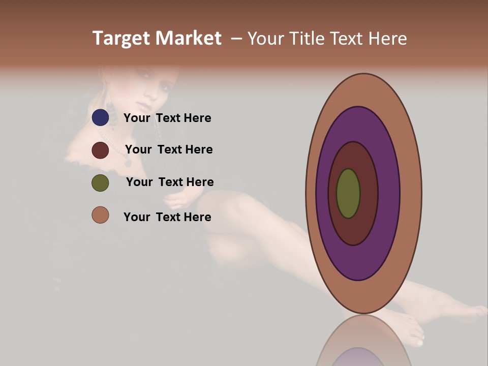 Clothing Irresistable Shoulder PowerPoint Template