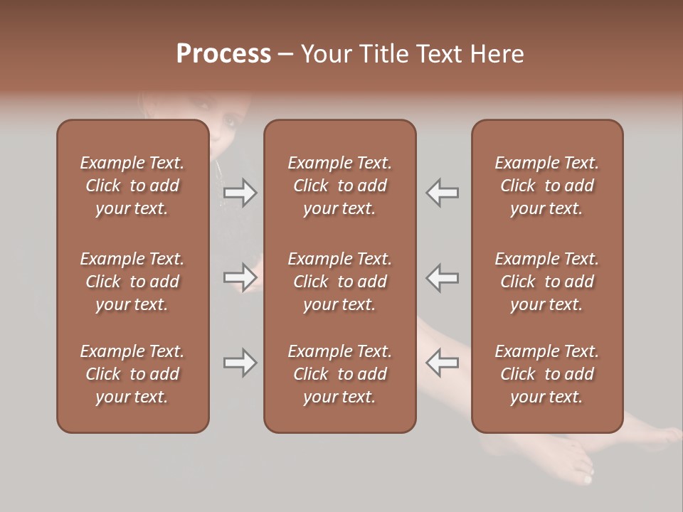 Clothing Irresistable Shoulder PowerPoint Template