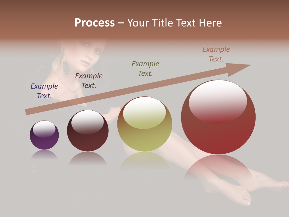 Clothing Irresistable Shoulder PowerPoint Template