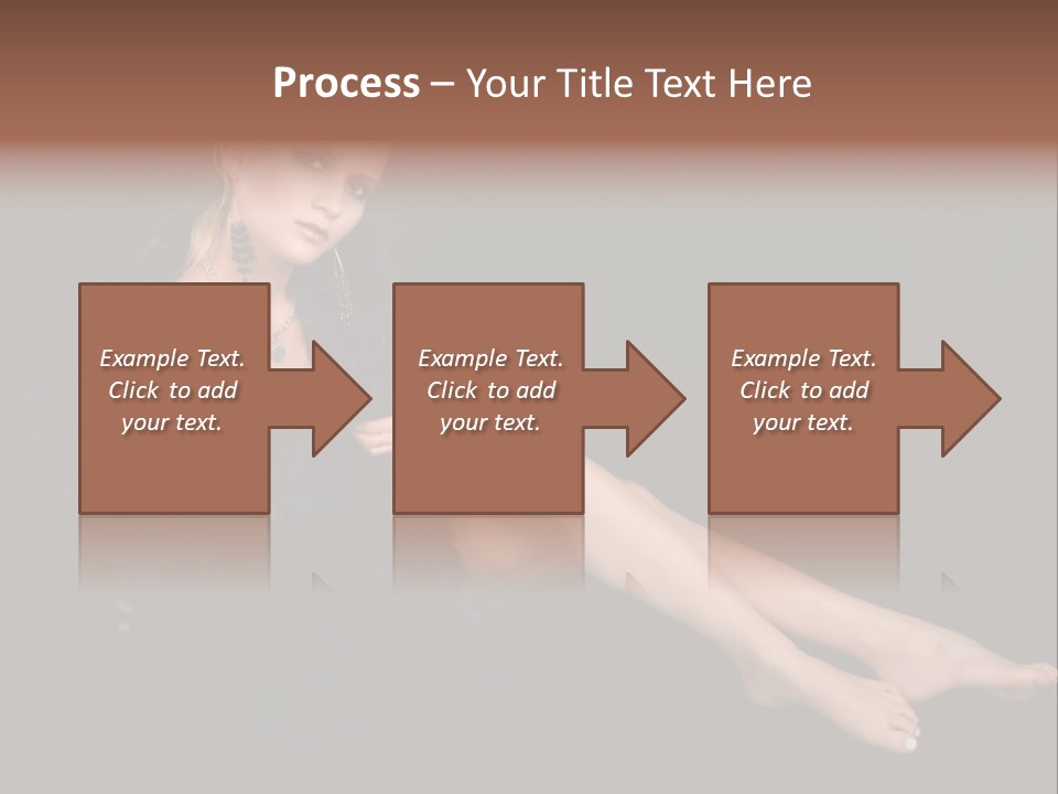 Clothing Irresistable Shoulder PowerPoint Template