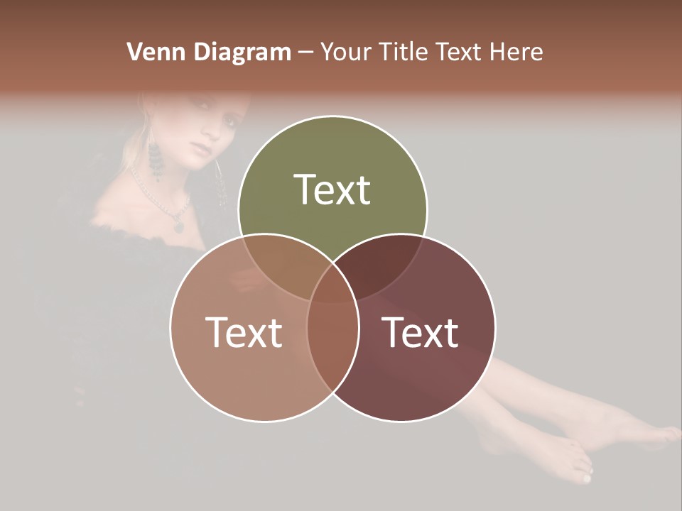 Clothing Irresistable Shoulder PowerPoint Template