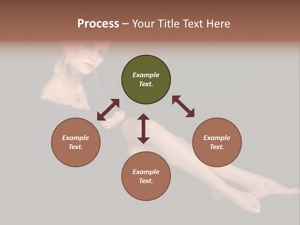 Clothing Irresistable Shoulder PowerPoint Template