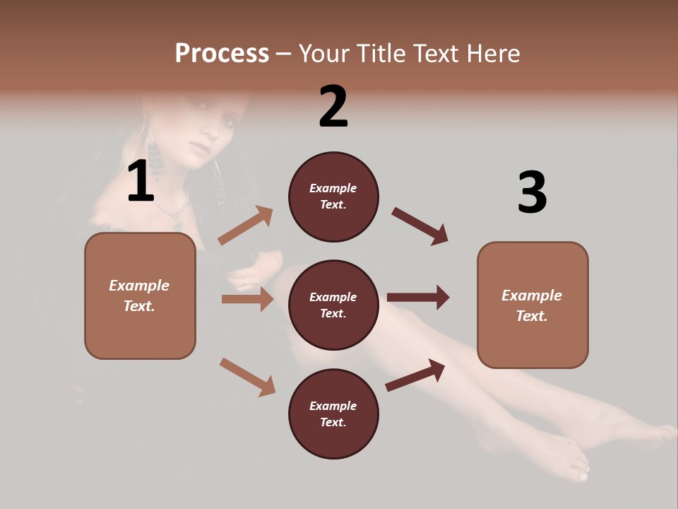 Clothing Irresistable Shoulder PowerPoint Template