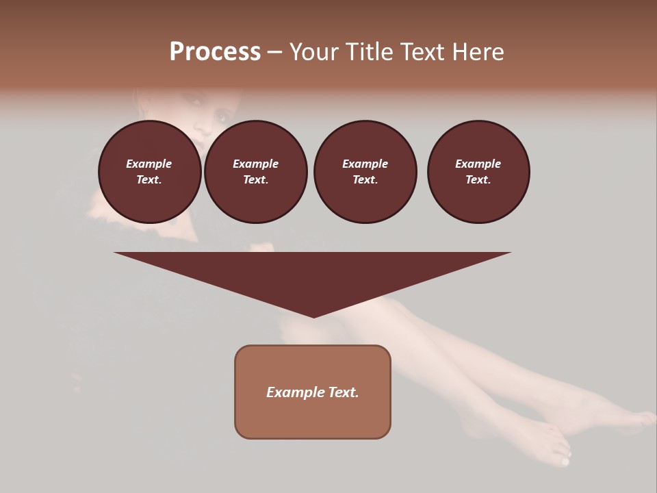 Clothing Irresistable Shoulder PowerPoint Template