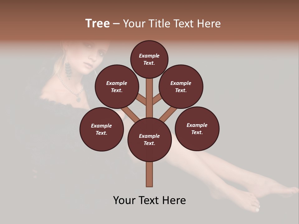 Clothing Irresistable Shoulder PowerPoint Template