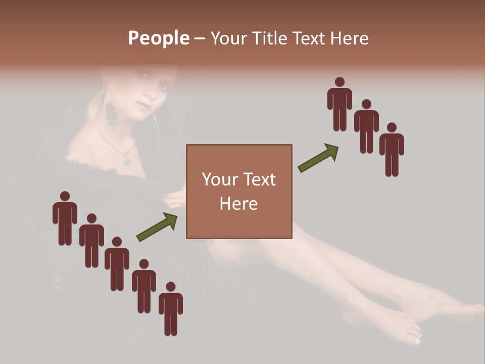 Clothing Irresistable Shoulder PowerPoint Template