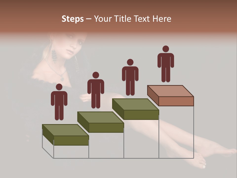 Clothing Irresistable Shoulder PowerPoint Template