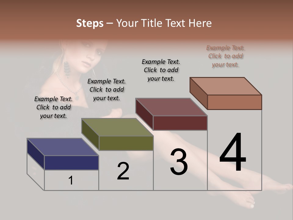 Clothing Irresistable Shoulder PowerPoint Template
